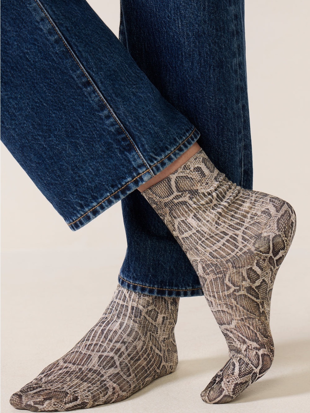 Maria La Rosa Milano Snake Socks Size One Size
